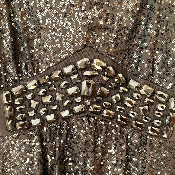 FINAL PRICE Cache Sequined Cocktail Dress - Picture 2 of 7